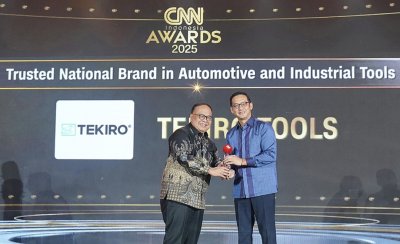 Tekiro Raih Penghargaan Bergengsi &ldquo;Trusted National Brand in Automotive &amp; Industrial Tools&rdquo; di CNN Awards 2025