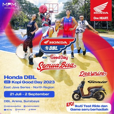 Wujudkan Mimpi Pebasket Muda Jatim, MPM Honda Jatim Gelar Honda DBL 2023 East Java Series