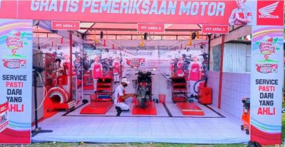 Mudik Lebaran 2022 : MPM HONDA JATIM SIAGAKAN 23 BENGKEL AHASS JAGA