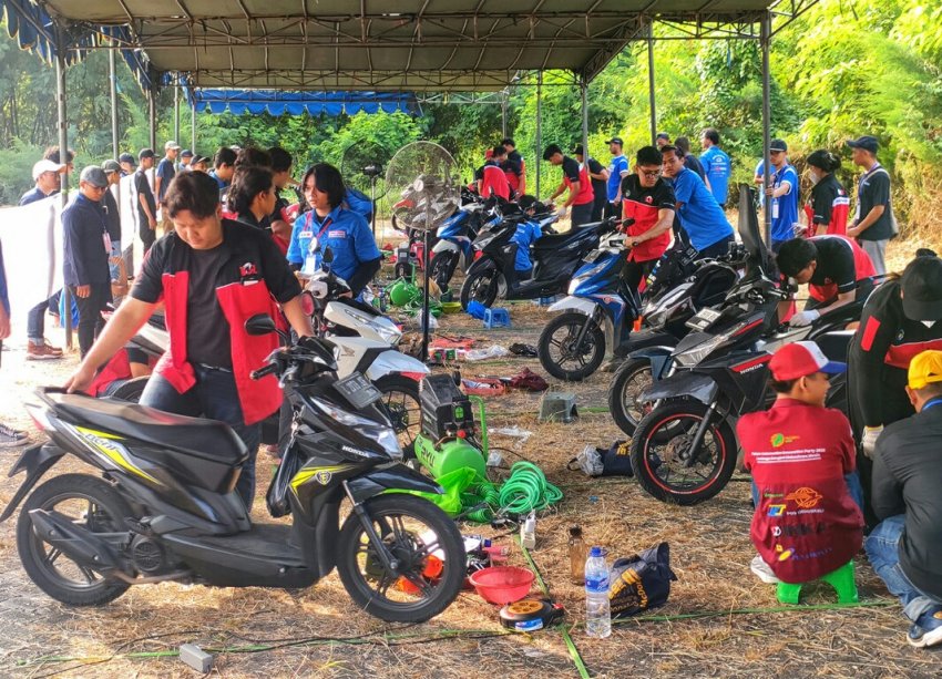 Tekiro Gelar Servis Gratis,  Berkolaborasi Dengan Perguruan Tinggi Primadona di Surabaya