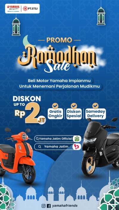 BERKAH RAMADHAN, YAMAHA STSJ BERIKAN DISKON MENGGIURKAN