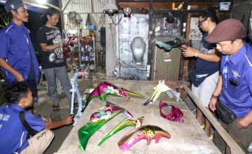 THE SPAWN CUSTOM GARAGE, SURABAYA JALIN KERJASAMA DENGAN TOM'S AIR BRUSH