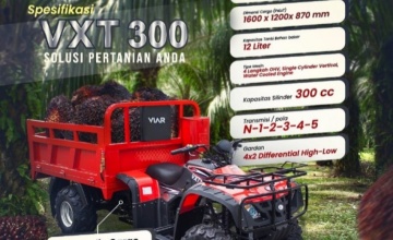 Viar VXT 300 : JADI MAKIN MUDAH & EFEKTIF MEMBAWA HASIL PERKEBUNAN