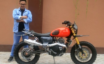 Yamaha Scoorpio : SCRAMBLER GAYA SULTAN & PALING CAKEP SEKABUPATEN MOJOKERTO