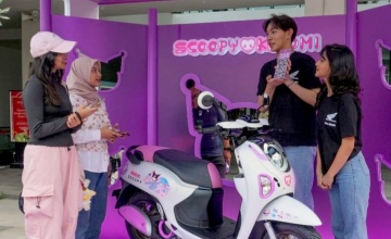 Edisi Terbatas, Honda Scoopy Kuromi Hadir di Jawa Timur dan NTT – Ekspresif, Lucu dan Penuh Gaya !