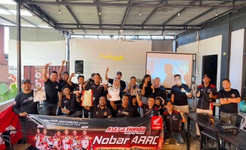 Sunmori dan Nobar ARRC 2024, Komunitas Honda Gathering Sambil Berdonasi