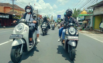 #Cari_Aman Berkendara Saat Mudik Lebaran, Bersama Keluarga
