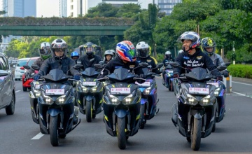 Gathering Team AEROX Guncang Jakarta, Dimeriahkan Kontes Modifikasi & Night Ride, Di Rangkaian Perayaan Hari Kemerdekaan Indonesia