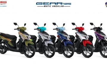 SI SERBA BISA, MATIC ANDALAN YAMAHA GEAR 125 HADIR DENGAN WARNA BARU