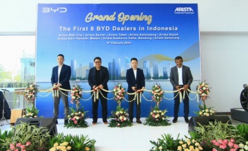 Peresmian Delapan Dealer BYD Arista Secara Serentak, Wujud Nyata BYD Siap Menjangkau Masyarakat Indonesia