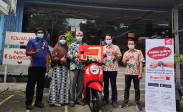 Honda MPM : BOOKING SERVICE VIA APLIKASI, PELANGGAN INI DAPAT HADIAH MATIC