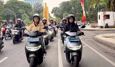Motor Listrik Kian Diminati, MPM Honda Jatim Ingatkan Pentingnya #Cari_Aman