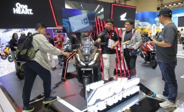 ‎Komunitas Honda ADV Malang Ramaikan Launching New Honda ADV160 di Malang Town Square ‎