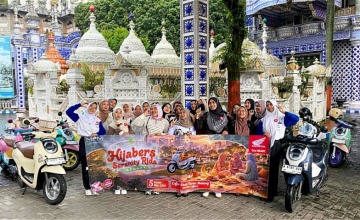 Hijabers Malang Ngabuburide Seru Bersama Honda Scoopy, City Rolling Hingga Masjid Tiban