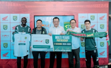 MPM Honda Jatim Perpanjang Sponsorship Dengan Persebaya Hingga 2 Musim