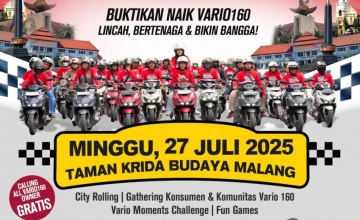 Parade Vario Digelar Besok, Ribuan Pecinta Honda Vario Bakal Ramaikan Malang !