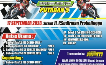 Preview - Kejurprov Jatim Road Race 2023 Seri V - Kapolres Cup, Probolinggo : MOMENTUM TUMBUHKAN SEMANGAT PETARUNG LOKAL