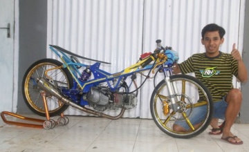 Yamaha Jupiter - Fanterra Wijaya Racing Team, Kediri : KOREKAN SPESIAL BUAT PROMO KNALPOT FANTERRA & SUKSES MENEMBUS BEST TIME 8,0 DETIK