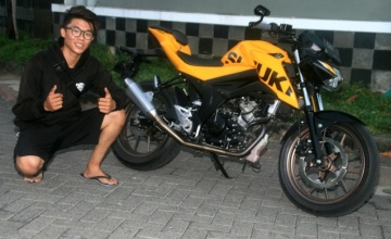 Suzuki GSX-S - MBro Garage, Surabaya : GAYA PACUAN DAILY USE, PUTRA LEGENDA MOTOCROSS TANAH AIR