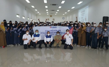 BERI EDUKASI MENGENAI INOVASI &  MANUFAKTUR OTOMOTIF,  SUZUKI AJAK PELAJAR KUNJUNGI PABRIK PEMBUATAN MOBIL