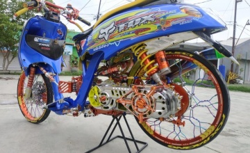 Yamaha Fino 2012 Gresik : MATIC RACING HEREX MACAN
