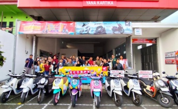 Tampil Modis dan Kompak, Scoopy Velocreativity Malang Jadi Ajang Gaya Anak Muda