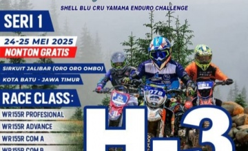 INI PANJANG LINTASAN SHELL BLUCRU YAMAHA ENDURO CHALLENGE 2025, BATU