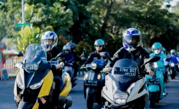 SEMARAK KEMERIAHAN YAMAHA DAY, YAMAHA STSJ ADAKAN CITY TOURING