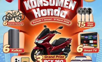 MPM Honda Jatim Kembali Gelar Program “Untukmu Konsumen Honda” di Blitar, Kesempatan Menangkan Honda PCX160 Setiap Bulan