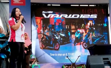 Lapangan Jati Turi Dipadati Pengunjung, Launching All New Vario 125 Street di Blitar Berlangsung Semarak