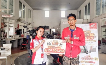 Undian Honda Berhadiah Total 1 Milyar Resmi Diumumkan Pemenangnya
