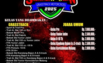 Preview - Sultan ABJ 99 X 69 Edan Grasstrack Motocross 2025, Malang : KOLABORASI REALISASI EVENT BERGENGSI !  DEMI JAGA KULTUR BUDAYA !