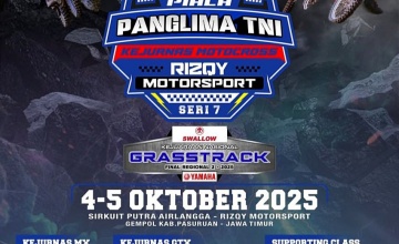 Preview Rizqy Motorsport Panglima TNI Cup Kejurnas Motocross 2025 Seri 7 & Grand Final Kejurnas Grasstrack 2025