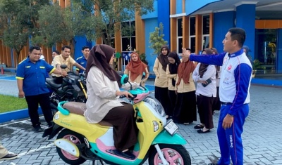 Perkuat Peran Pendidik, MPM Honda Jatim Edukasi Guru SMK Muhammadiyah 1 Kepanjen tentang Keselamatan Berkendara