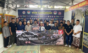 Ramadhan Penuh Berkah, Honda Bikers Ngawi Gelar Aksi Sosial dan Community Gathering