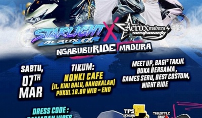 Ngabuburide Bareng Aerox Madura West Society