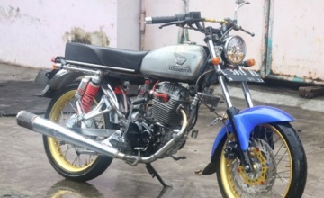 Honda Mega Pro, Surabaya : MODIFIKASI TOURING SOP RACING