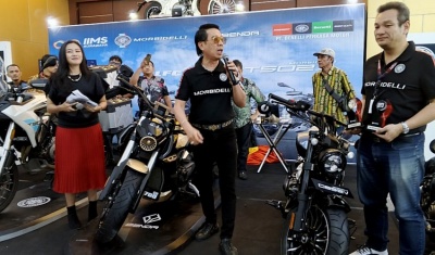 Booth PT. Benelli Perkasa Motor (Authorized Main Dealer Jatim, Bali & Indonesia Timur) Memikat Perhatian Pengunjung IIMS 2026 Surabaya