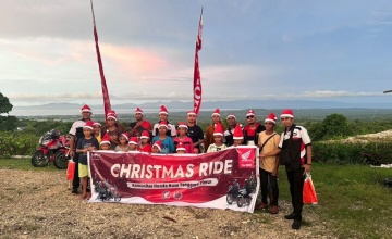Honda Community NTT Berbagi Kebahagiaan di Hari Natal
