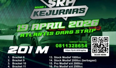 Preview - Kejurnas Drag Day SRP 2026, Surabaya : KELAS TURBO MAKIN MEMIKAT PERHATIAN !