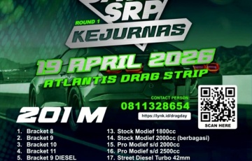 Preview - Kejurnas Drag Day SRP 2026, Surabaya : KELAS TURBO MAKIN MEMIKAT PERHATIAN !