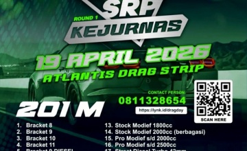 Preview - Kejurnas Drag Day SRP 2026, Surabaya : KELAS TURBO MAKIN MEMIKAT PERHATIAN !