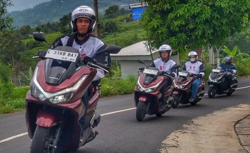 Rasakan Sensasi Serba Terkoneksi di Perjalanan, MPM Honda Gelar New Honda PCX160 Media Exploration
