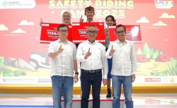 SR Lab SMK Muhammadiyah 1 Kepanjen Raih Terbaik 2 Nasional di Safety Riding Camp 2025