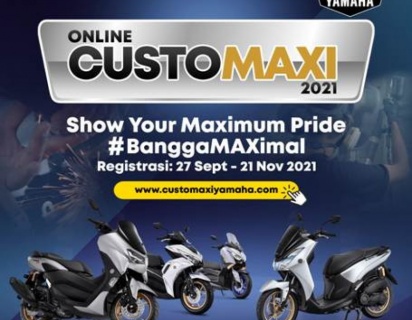 Pamer Modif Dapat Motor Lewat Online CUSTOMAXI 2021