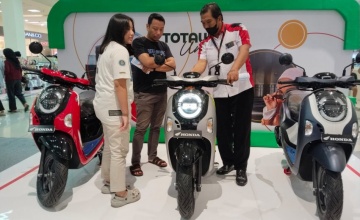 Keseruan Regional Public Launching New Honda Scoopy di Matos Malang