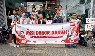 Semangat Berbagi di Jaringan Dealer, MPM Honda Jatim Gelar Aksi Donor Darah Bersama Konsumen