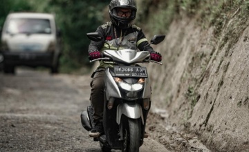 Uji Ketangguhan Yamaha Gear 125, Taklukan Jalur Berliku di Tanah Karo