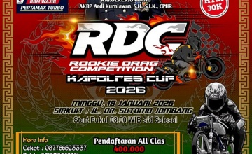 Preview - Kapolres Cup Rookie Drag Competition 2026, Jombang : FIX DIMERIAHKAN MAESTRO 4 TAK !