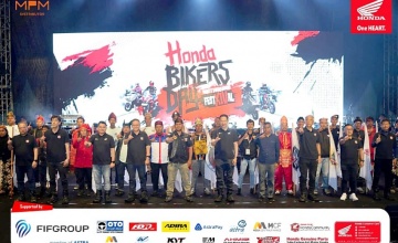 Honda Community Jatim Warnai Puncak Honda Bikers Day 2025 Bersama 32.373 Bikers se-Indonesia di Garut
